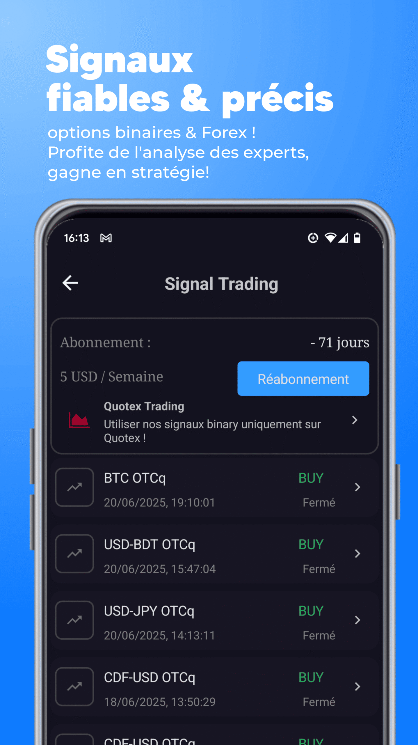 Signaux Trading Bluecoin